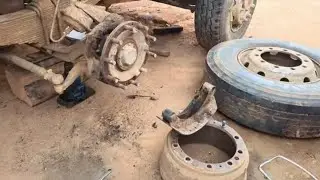 HOW TO FIX RETENTION SPRINGS  ON DRUM AXLE BRAKE SHOES'