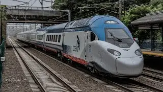 Shore Line East: A gloomy day of higher speed rail, diesels, and test runs in Guilford, CT