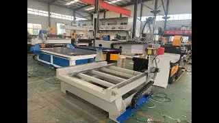 TESTE CNC ROUTER DE 8 METROS COM 2 MESAS