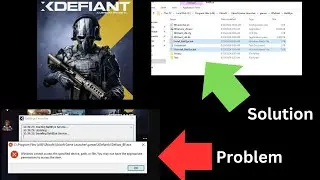 XDefiant ERROR (BattlEye) - windows cannot access the specified device, path, or file - FIXED !!!