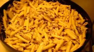 Cream Mushroom Pasta-09