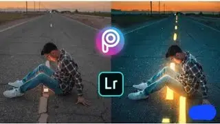 Glowing Road Editing📸 Tutorial in Picsart _ How to Edit Like Calop _ Photo Editing Tutorial#editing