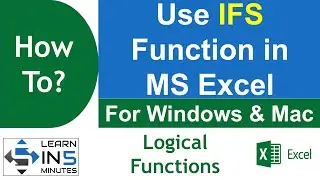 How to Use IFS Function in Microsoft Excel