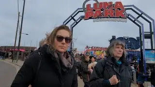 🏴󠁧󠁢󠁥󠁮󠁧󠁿 Sunny Seaside Walk - South Bay, Scarborough, England 2024