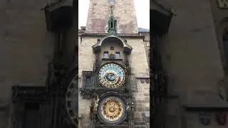 Astronomical Clock Prague Czech Republic Top of the Hour