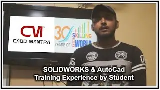 SOLIDWORKS & AutoCad Training Experience by Student