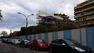 Ментон. Подготовка к Празднику Лимона. Fête du Citron