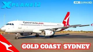 QantasLink A320 | Gold Coast 🇦🇺 to Sydney 🇦🇺 | X Plane 12