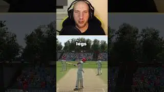 Batsman Got Nutmegged for his Wicket on Cricket 24 #cricket24