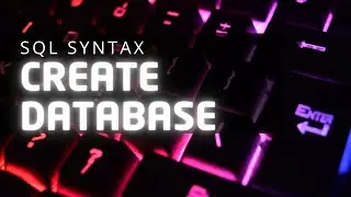CREATE DATABASE | SQL