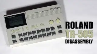Roland TR-505 Disassembly / Démontage : Tutorial