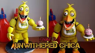 UNWITHERED CHICA / FNAF / CLAY / PLASTILINA