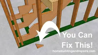 How To Fix Broken Stair Stringer Tips - Money Saving Advice For Builders
