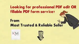 PDF Edit - Fillable PDF Form