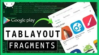TABLAYOUT AND FRAGMENTS IN FRAGMENT - GOOGLE PLAY - RECREATING ANDROID UI #2