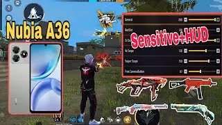 Free Fire Headshot Nubia A36 📱 After New update 2025 ⚡ Sitting+Sensitivity+DPI⚙️
