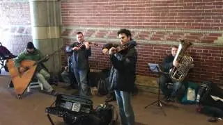 Straßenmusiker in Amsterdam