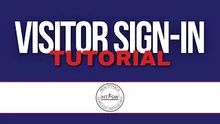 Visitor Sign in App Tutorial