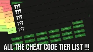 Dude Theft Wars All The Cheat Code Tier List !!! 🤔🤔🤔