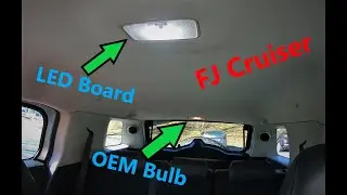 FJ Cruiser Dome Light LED Board Install