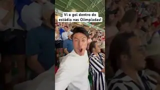 REALIZEI O SONHO DE VER UM JOGO NAS OLIMPÍADAS! #futebol #gol #olimpiadas #olympics #olympic#esporte