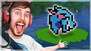 I Built MrBeast's Logo In MINECRAFT!