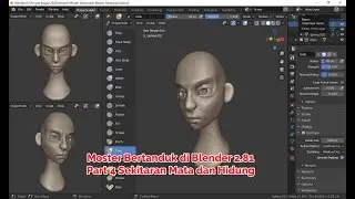 Membuat Moster Bertanduk Part 4 - Seputaran Mata dan Hidung
