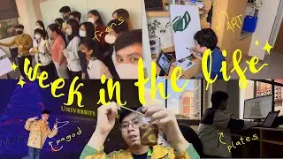 A WEEK IN MY LIFE 📚Last week of School: plates, food, workout | UST ARKI