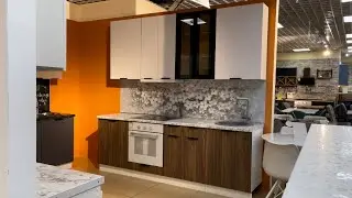 Норд Line (Софт даймонд)/Норд (Канадский орех); Кухонный гарнитур модульный.