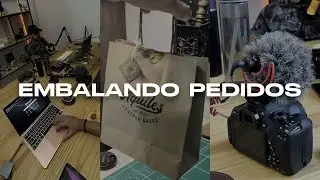 Embalando um pedido da minha loja online