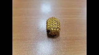 Рыбка золотая  из бисера