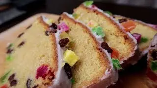 ЛИМОННЫЙ КЕКС В ХЛЕБОПЕЧКЕ С ИЗУМОМ И ЦУКАТАМИ