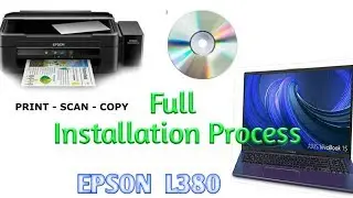Epson L380 printer CD installation || How to install any Printer in laptop