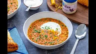 Curry z lečo in grahom v 10 minutah [Vegeta Natur izziv 🌱]