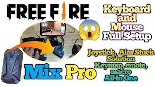 Free Fire ⌨️ Keyboard Mouse on Mobile 🔥 Mix Pro Converter /GeekGamer 🔥 Key mapping/Full Setup