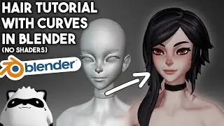 BLENDER HAIR TUTORIAL - FROM CURVES TO HAIR IN BLENDER