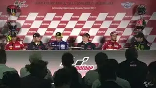 pre-event press conference valenciaGP 2017