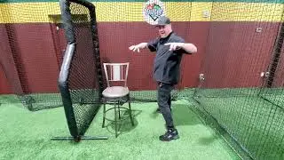 "HIP TO SHOULDER SEPERATION"  WITH A SWIVEL CHAIR. #DBATHUMBLE