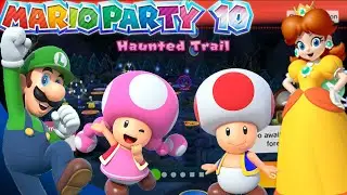 ABM: Mario Party 10  *Haunted Trail* Gameplay!! HD