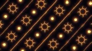 Glass Shapes (Orange) | Looping Background | After Effects | 2023 | 1 Hour | 4K