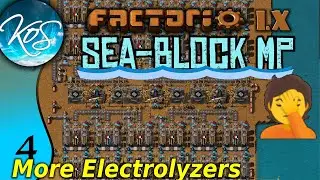 Factorio Seablock 4 - ELECTROLYZER MEGABASE | MP with Mathias