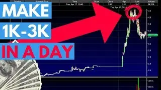 How To Make $1,000 To $3,000 Per Day Trading Penny Stocks