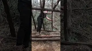 How To Build A Survival Shelter In The Wilderness PART 12 