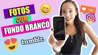 COMO DEIXAR O FUNDO DA FOTO BRANCO COM APP GRÁTIS
