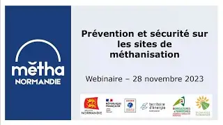 Webinaire Prévention et sécurité sur les sites de méthanisation