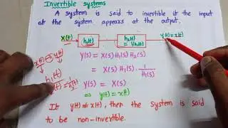 Invertible systems and non invertible antenna