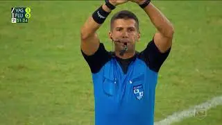 Globo HD - VAR utilizado pela 1º vez no Cariocão 2019 - Vasco x Fluminense