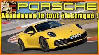 💚💚 PORSCHE ABANDONNE le tout ELECTRIQUE 💚💚