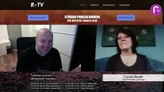 RTVn yölähetyksessä 10.5.2020 vieraana Carola Roselt