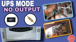MICROTEK INVERTER REPAIR || NO OUTPUT IN UPS MODE PROBLEM SOLVE || Flasher UT